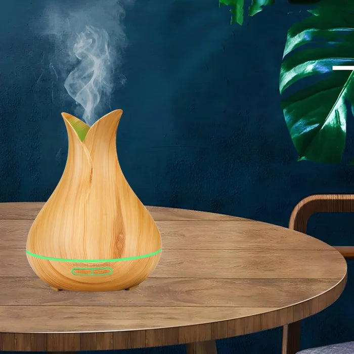 Set Difuzor aromaterapie si 12 uleiuri esentiale